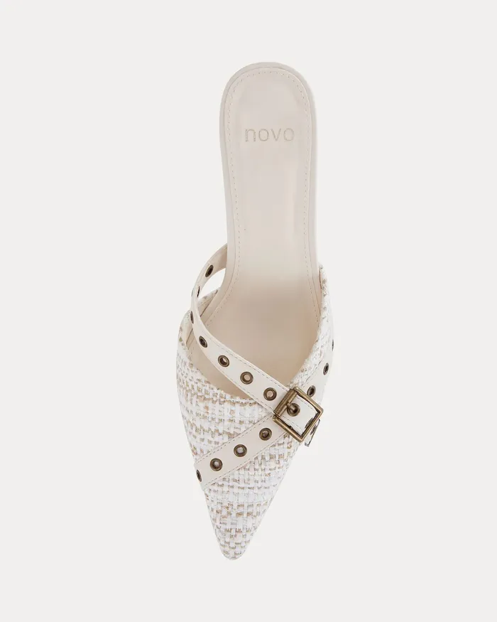 Pumps NOVO Shoes Women ISORELLA NATURAL TWEED