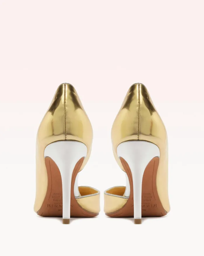 Pumps Women Alexandre Birman Ange Specchio Pump Metallic