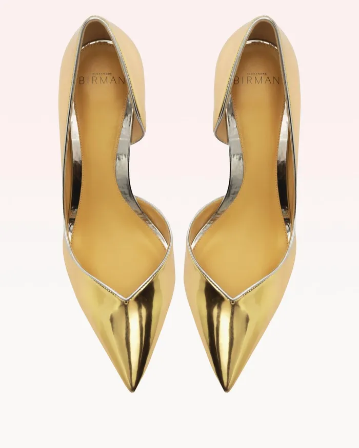 Pumps Women Alexandre Birman Ange Specchio Pump Metallic