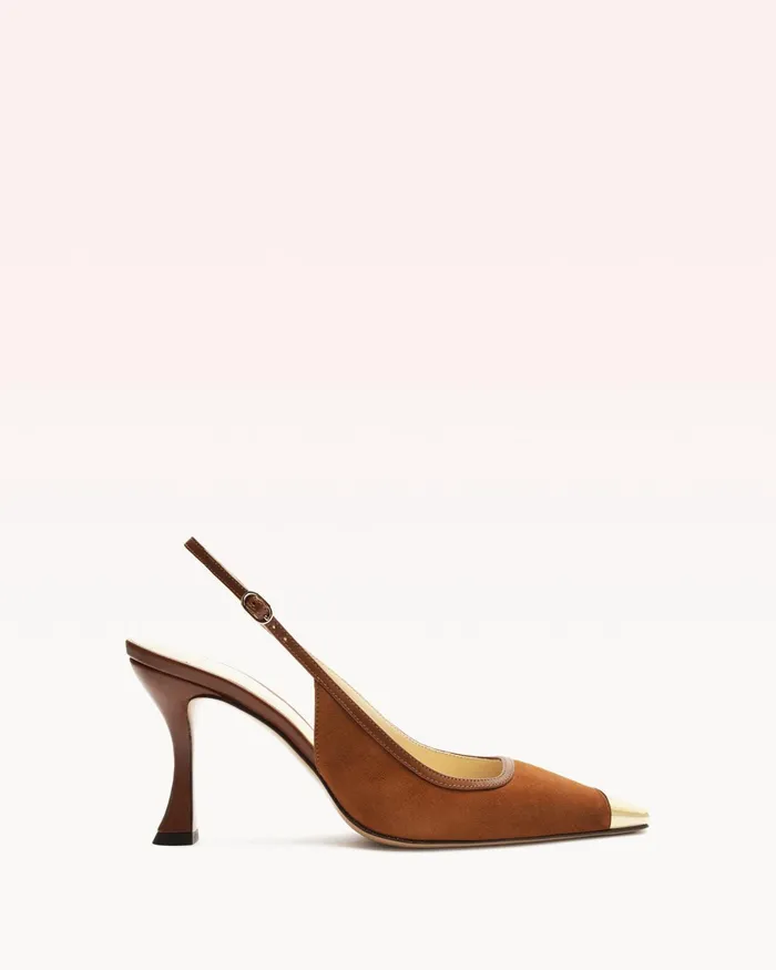 Pumps Women Alexandre Birman Olivia 85 Espresso Alexandre Birman Slingback Pumps Brown Pumps Espresso