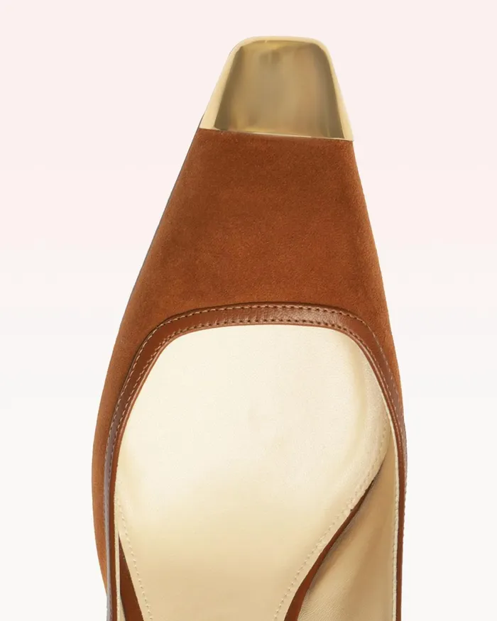 Pumps Women Alexandre Birman Olivia 85 Espresso Alexandre Birman Slingback Pumps Brown Pumps Espresso