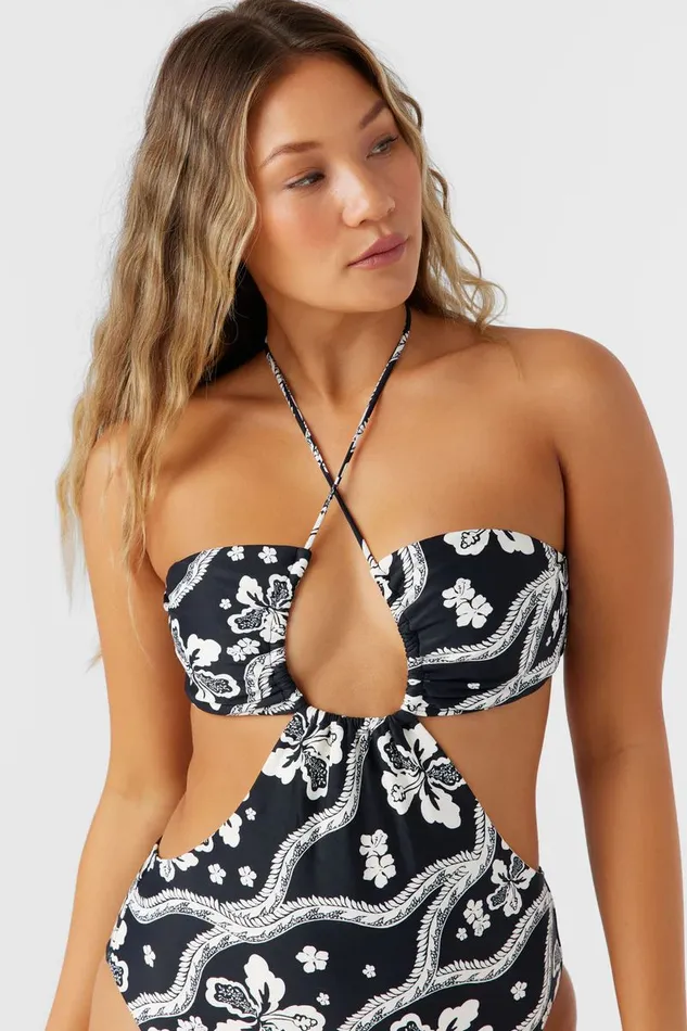 QUINN TROPICAL SAN CLEMENTE ONEPIECE Black Women O039NEILL Swim