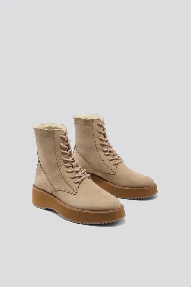 Rachel Comey Boots Women Shearling Halting Boot Natural