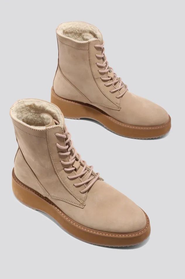 Rachel Comey Boots Women Shearling Halting Boot Natural