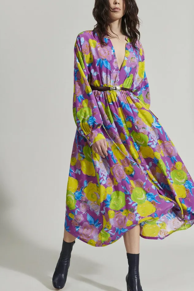 Rachel Comey Dresses Women Bridge Dress Magenta Multi
