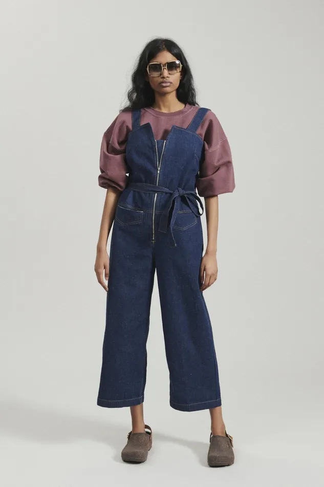 Rachel Comey Jumpsuits Women Bend Jumpsuit Raw Indigo