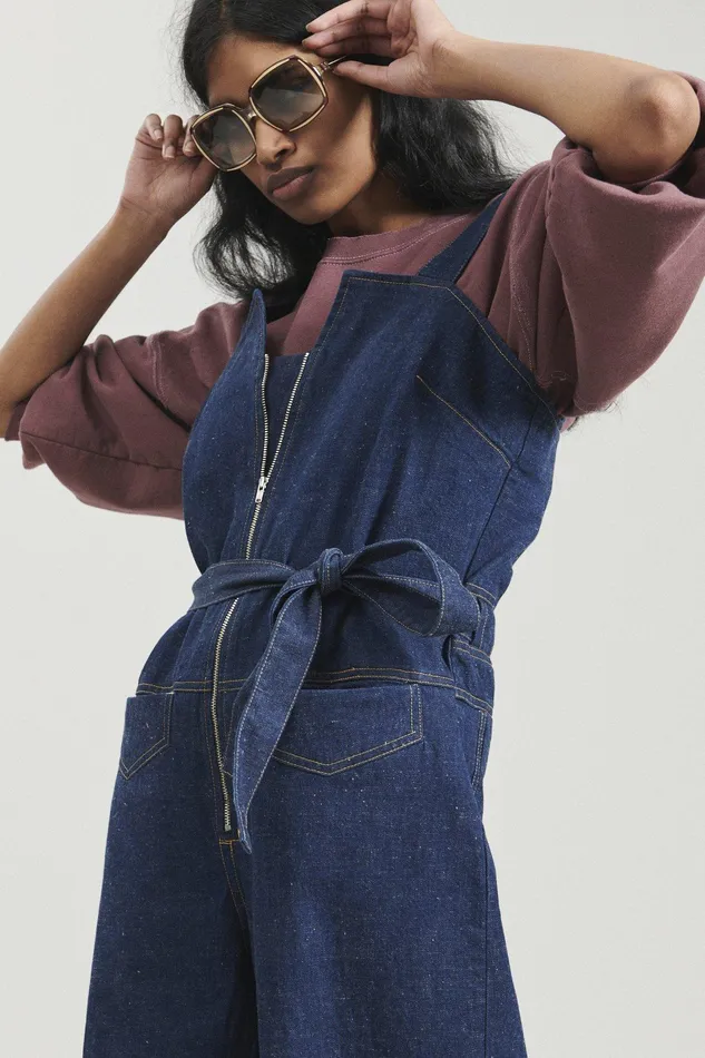 Rachel Comey Jumpsuits Women Bend Jumpsuit Raw Indigo