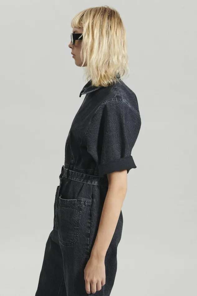 Rachel Comey Jumpsuits Women Drill Jumpsuit Washed Black