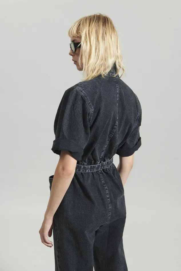 Rachel Comey Jumpsuits Women Drill Jumpsuit Washed Black