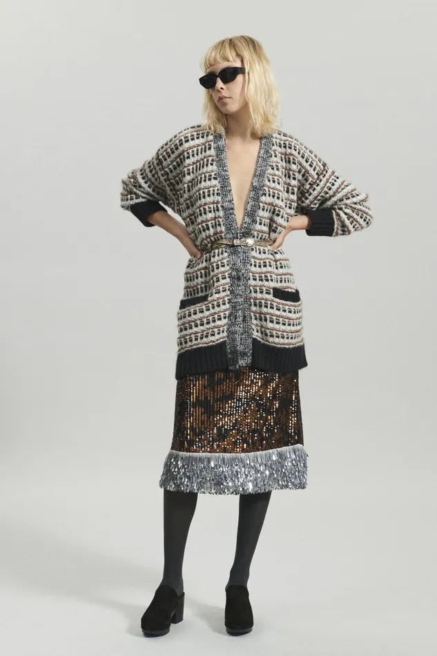 Rachel Comey Knits Women Shushi Cardigan Red Multi