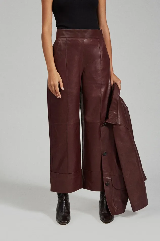 Rachel Comey Pants Women Rotation Pant Bordeaux