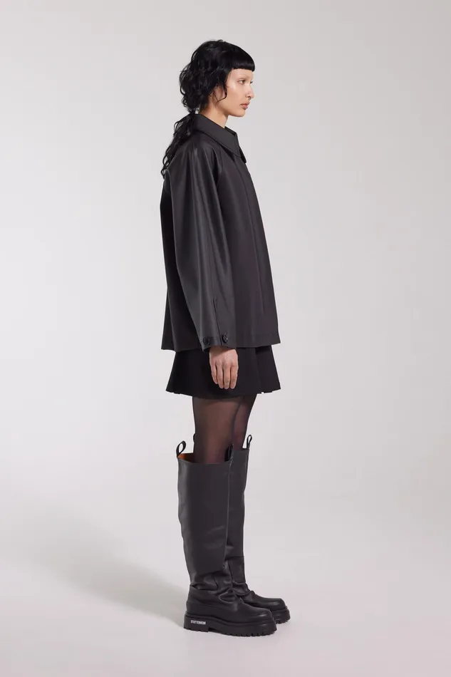 Raincoats Women Stutterheim Bandhagen Raincoat Black