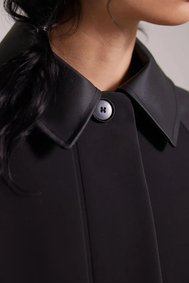 Raincoats Women Stutterheim Bandhagen Raincoat Black
