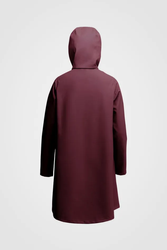 Raincoats Women Stutterheim Mosebacke Lightweight Raincoat Burgundy
