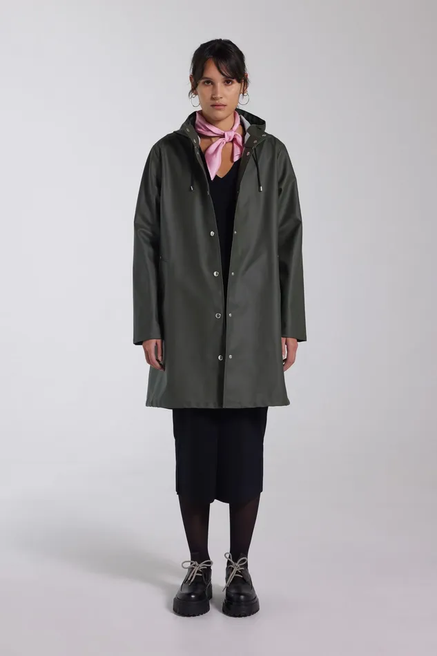 Raincoats Women Stutterheim Mosebacke Lightweight Raincoat Green