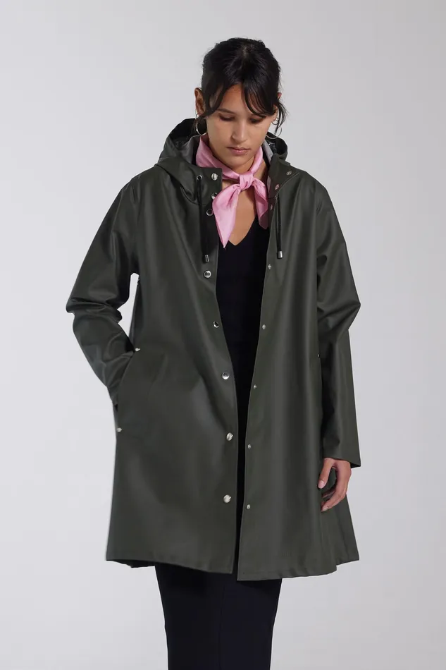 Raincoats Women Stutterheim Mosebacke Lightweight Raincoat Green