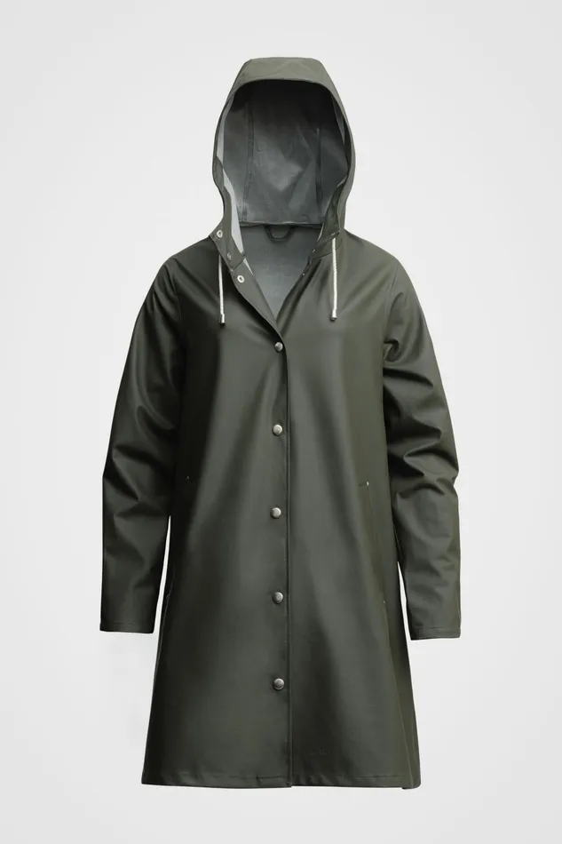 Raincoats Women Stutterheim Mosebacke Lightweight Raincoat Green