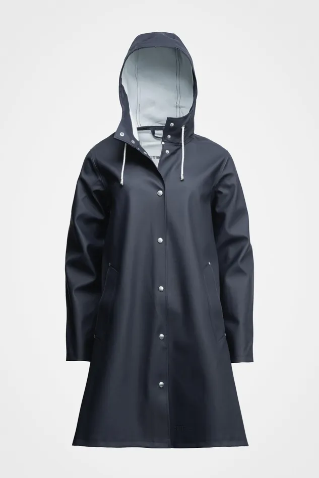 Raincoats Women Stutterheim Mosebacke Raincoat Navy