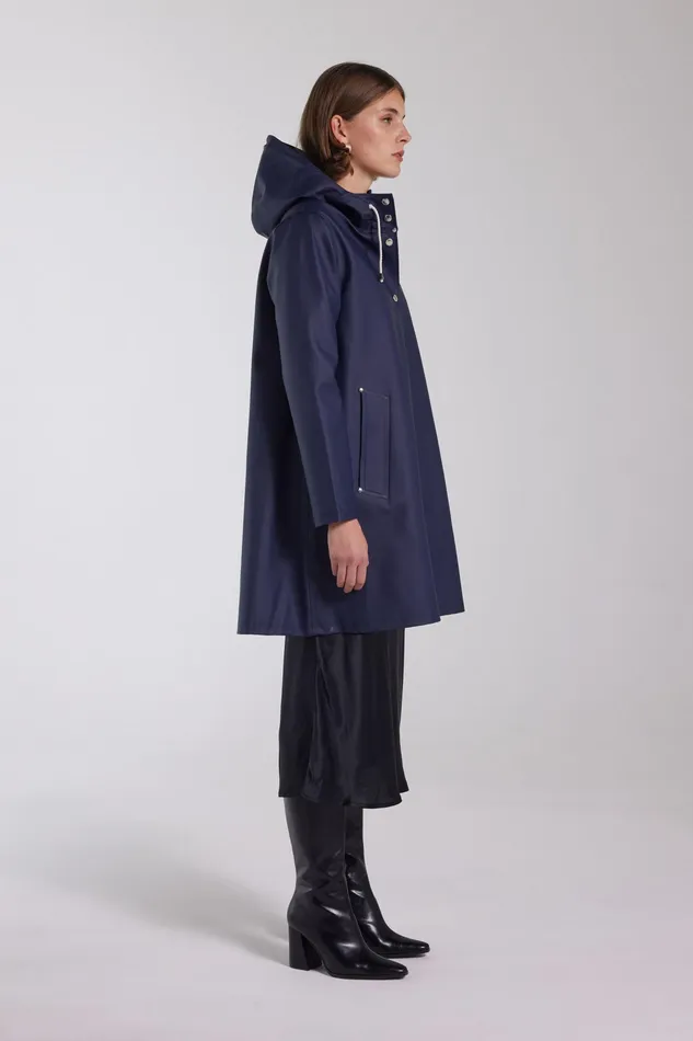 Raincoats Women Stutterheim Mosebacke Raincoat Navy