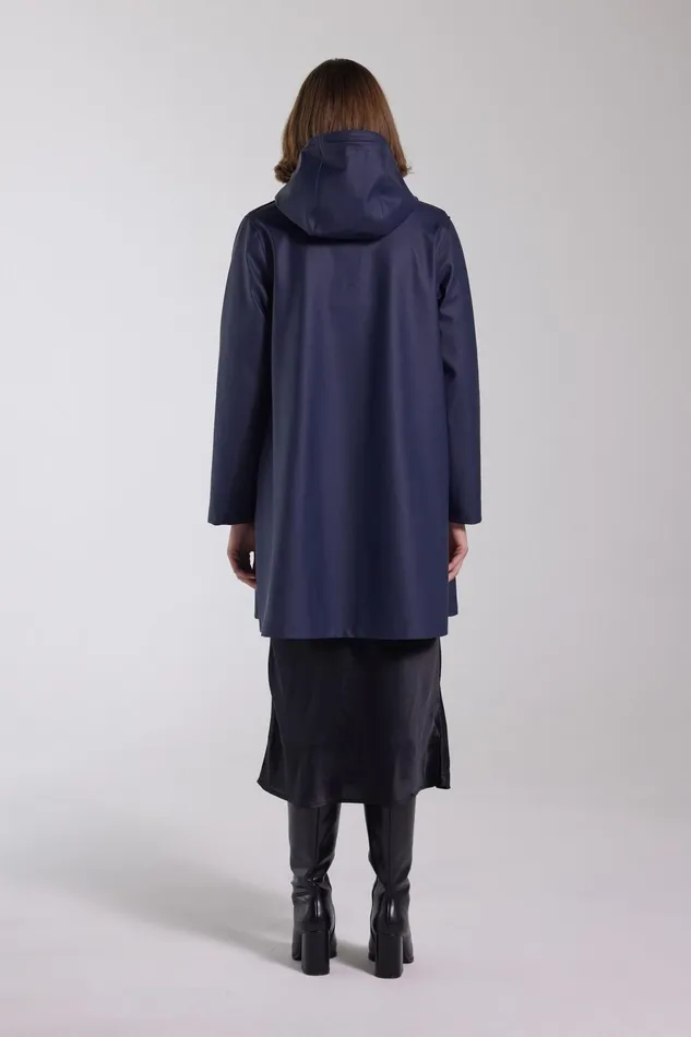 Raincoats Women Stutterheim Mosebacke Raincoat Navy