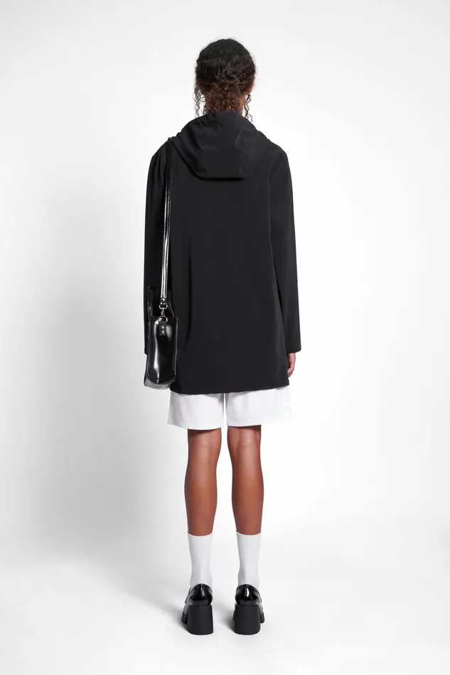 Raincoats Women Stutterheim Stockholm Lightweight Matte Raincoat Black