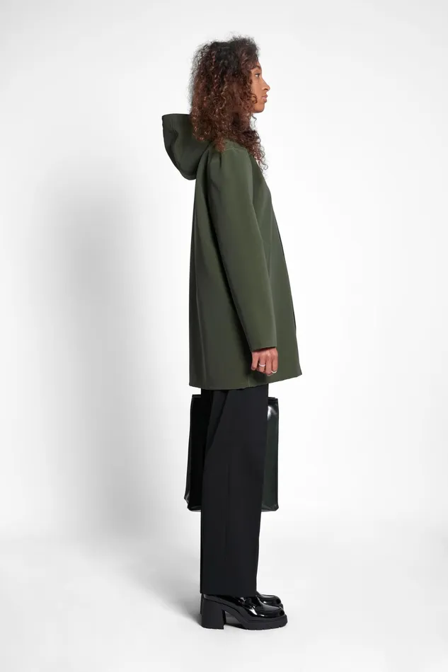 Raincoats Women Stutterheim Stockholm Matte Raincoat Green