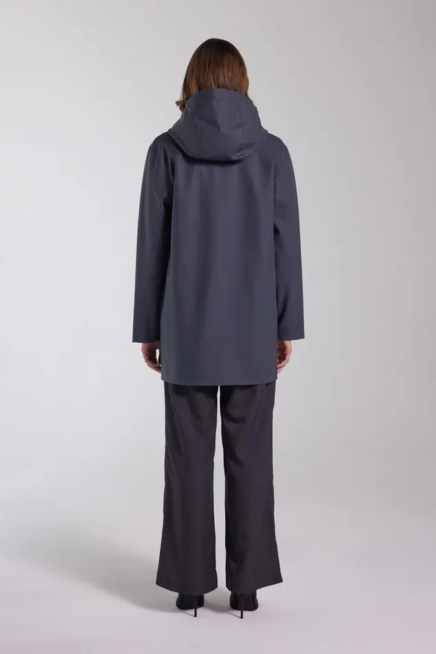 Raincoats Women Stutterheim Stockholm Raincoat Charcoal