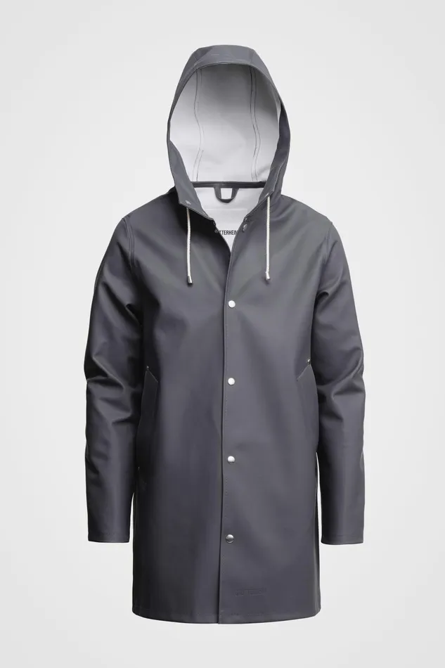 Raincoats Women Stutterheim Stockholm Raincoat Charcoal