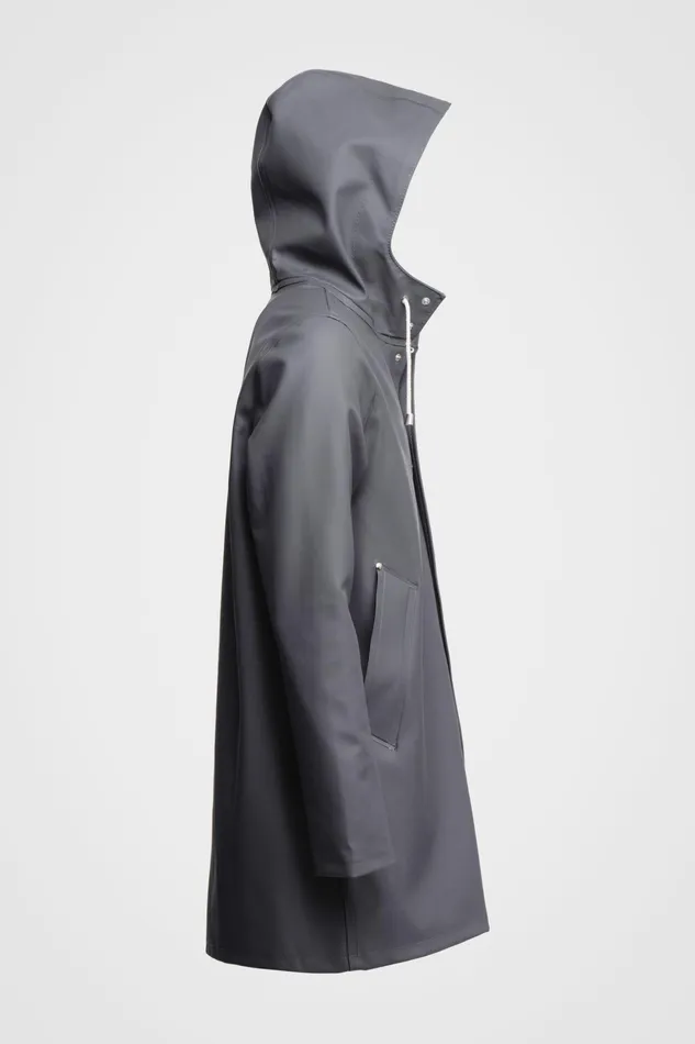 Raincoats Women Stutterheim Stockholm Raincoat Charcoal