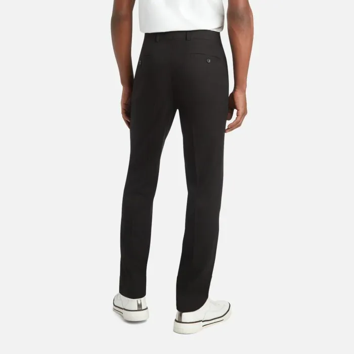 ReadyFlex ModernFit Straight Leg Suit Pant Black Men Kenneth Cole Bottoms