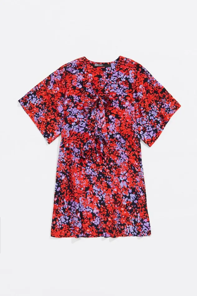 Red Leomimosa Mini Dress With Ties Leomimosa Red Women Bimba Y Lola Dresses And Jumpsuits Red Leomimosa Mini Dress With Ties Leomimosa Red Women Bimba Y Lola Dresses And Jumpsuits