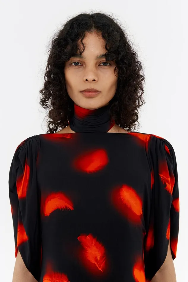 Red Plumas Ruched Shoulder Mini Dress Plumas Red Women Bimba Y Lola Dresses And Jumpsuits Red Plumas Ruched Shoulder Mini Dress Plumas Red Women Bimba Y Lola Dresses And Jumpsuits