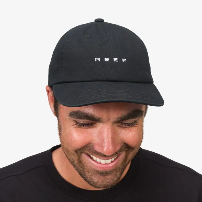 Reef Hats and Beanies Schotts Twill Hat Caviar 8211 WomenMen Reef Hats and Beanies Schotts Twill Hat Caviar 8211 WomenMen