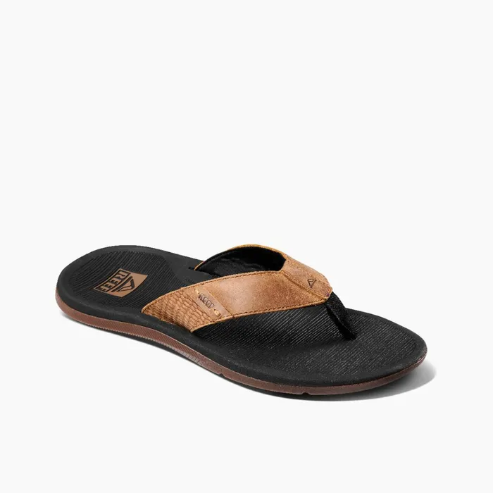 Reef Sandals Santa Ana Le Black And Tan 8211 Men