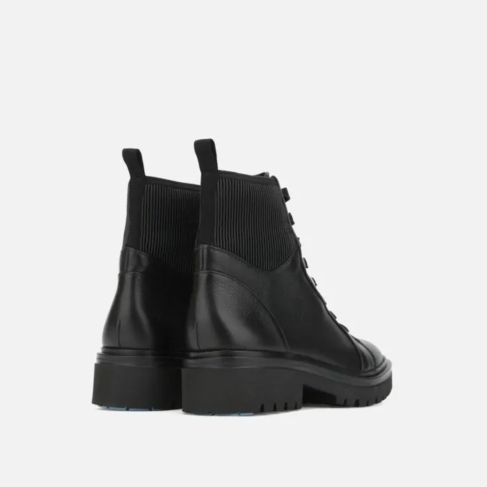 Rhode Leather Light Combat Boot With Polar Grip Black Women Kenneth Cole Boots Booties