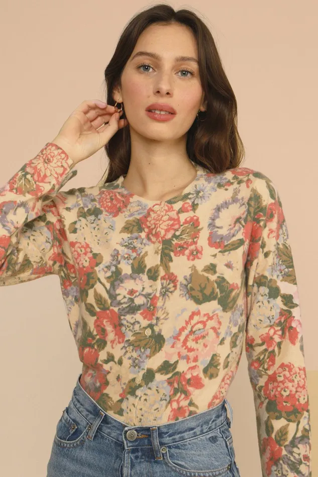 Rouje ENZO Cardigan La Mamma Ecru Women Knits