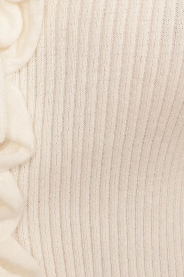 Rouje EUGENIA Cardigan Blanc Uni Women Knits