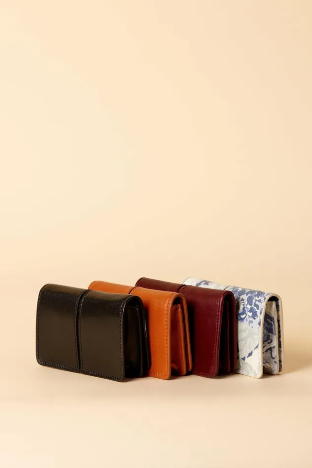 Rouje KIKI Wallet Nappa Bordeaux Women Small Leather Goods