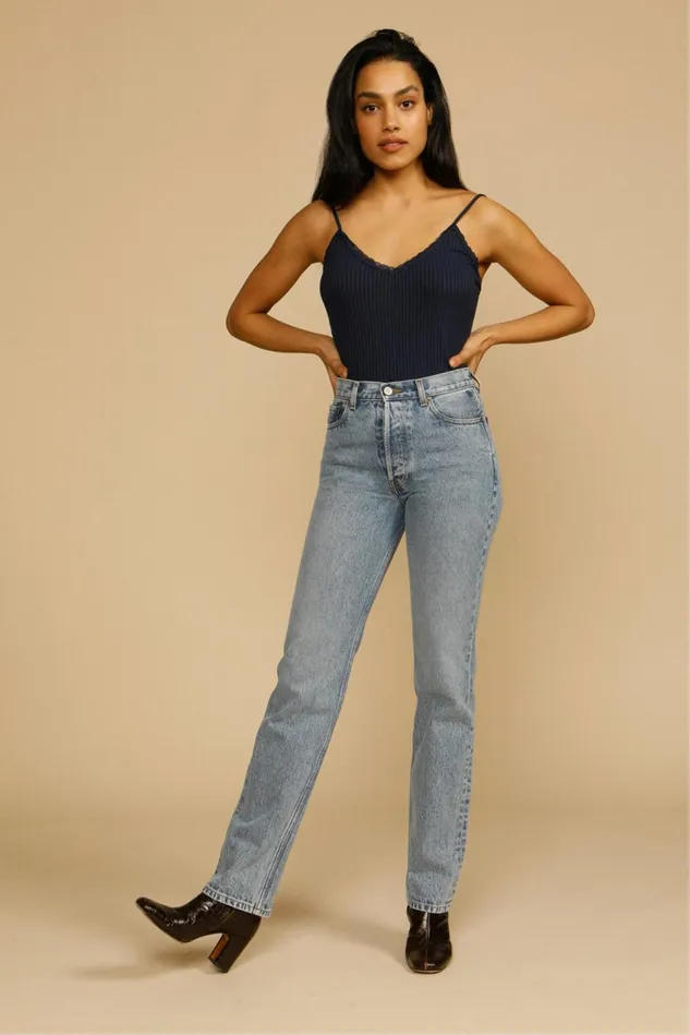 Rouje MONTMARTRE Jeans Indigo Vintage Wash Women Pants