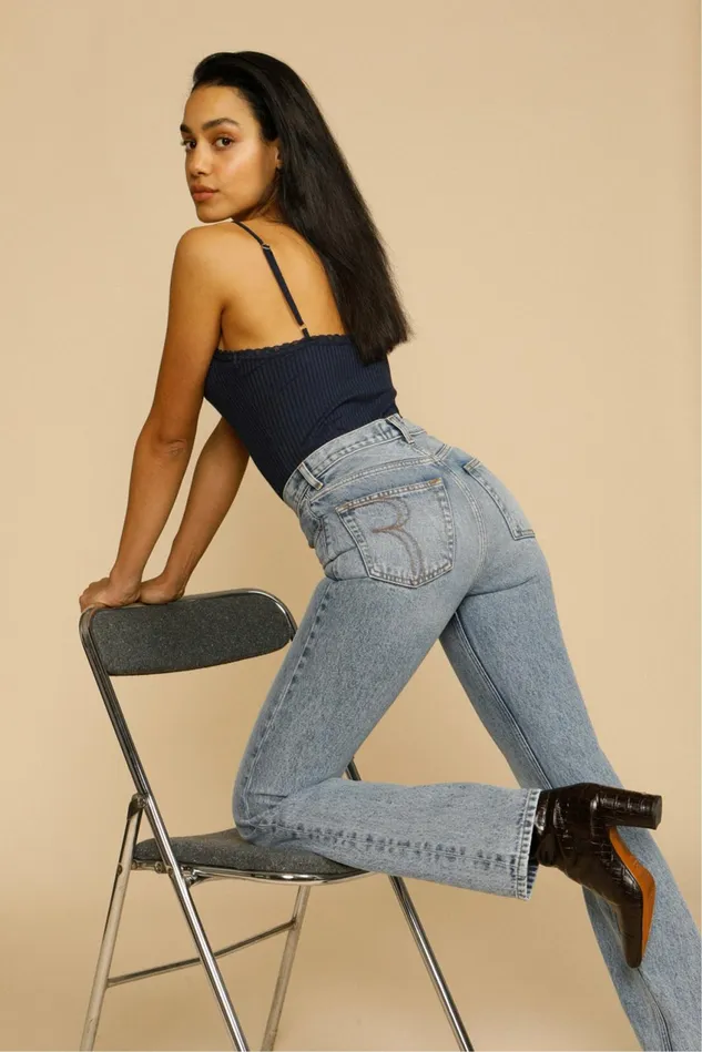 Rouje MONTMARTRE Jeans Indigo Vintage Wash Women Pants