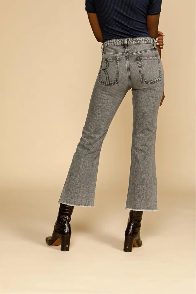 Rouje OPERA Jeans Noir Vintage Wash Women Pants