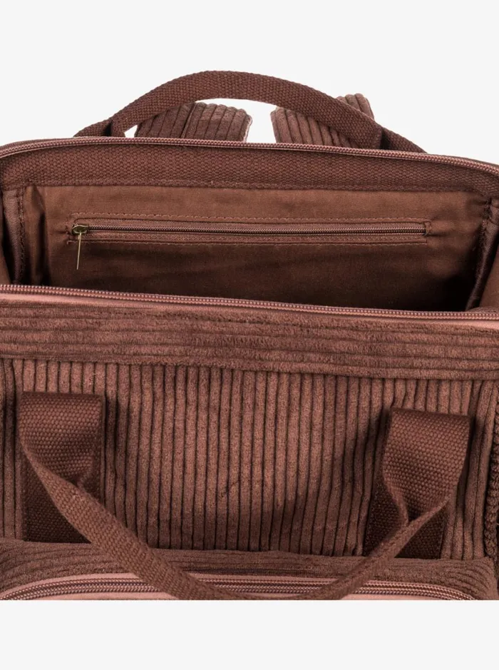 Roxy Backpacks Cozy Nature Medium Corduroy Backpack Bitter Chocolate 8211 Women
