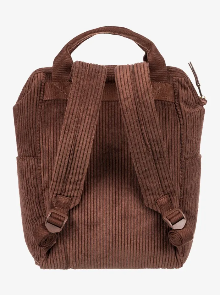 Roxy Backpacks Cozy Nature Medium Corduroy Backpack Bitter Chocolate 8211 Women