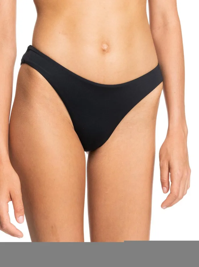 Roxy Bikini Bottoms Beach Classics High Leg Bikini Bottoms Anthracite 8211 Women Roxy Bikini Bottoms Beach Classics High Leg Bikini Bottoms Anthracite 8211 Women