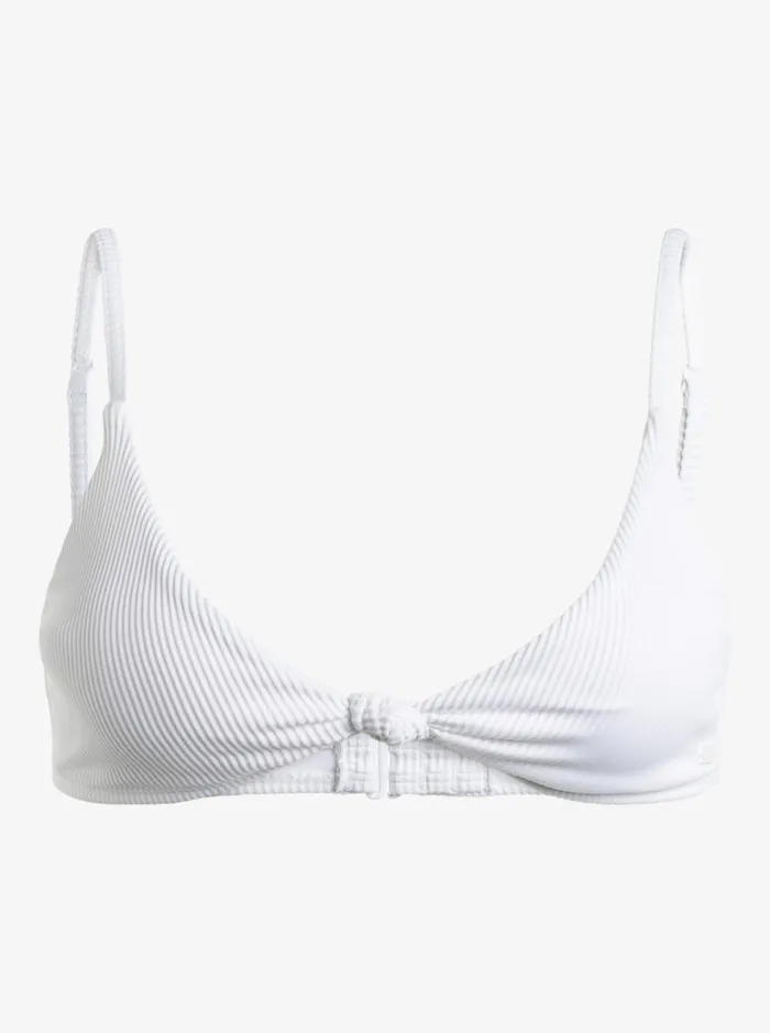 Roxy Bikinis Roxy Love The Surf Knot Bikini Top Bright White 8211 Women