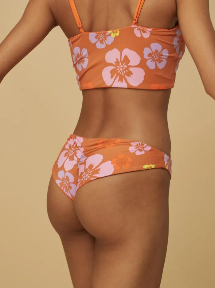 Roxy Bikinis SurfKindKate Cheeky Bikini Bottoms Sunburn Positivity Paradise 8211 Women