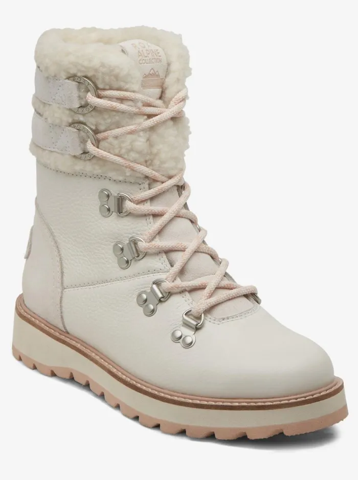 Roxy Boots Brandi LaceUp Boots Off White 8211 Women