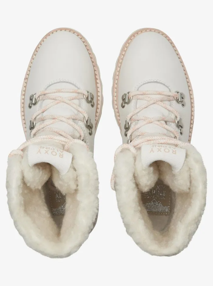 Roxy Boots Brandi LaceUp Boots Off White 8211 Women