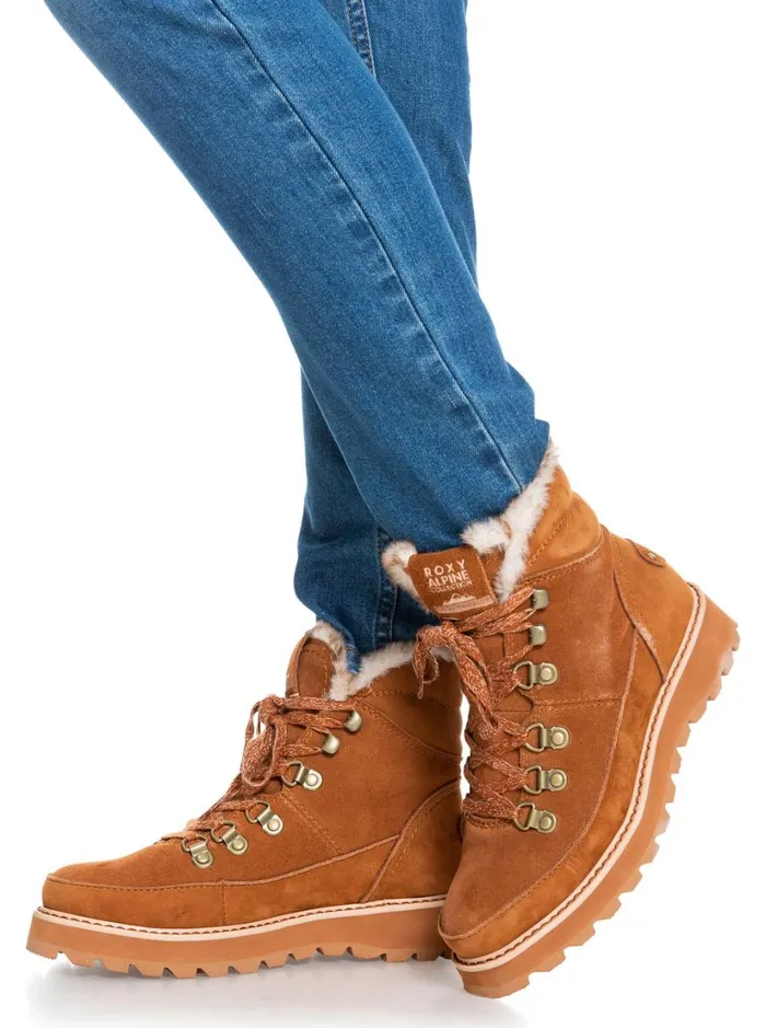 Roxy Boots Sadie LaceUp Boots Chestnut Brown 8211 Women