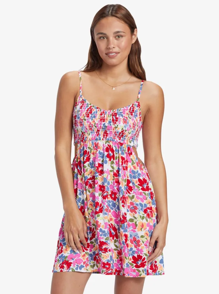 Roxy Dresses Hot Tropics Mini Dress Shocking Pink Bloomin Babe 8211 Women